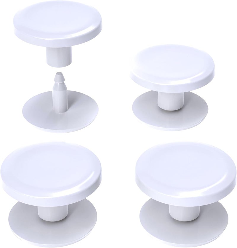 Bag Beans 4-Pack Replacement Buttons for Bogg Bag Handle Strap. Compatible with Bogg Bag Beach Tote Handles. Fix Your Bogg Bag Handle Quickly and Easily with Replacement Rivets - Image 1